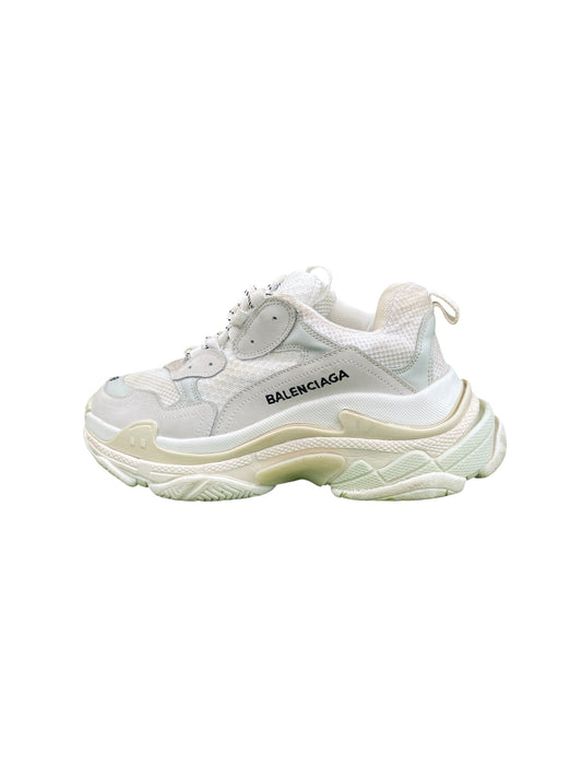 Balenciaga Triple S White Sneakers (EUR 38 | US 6)