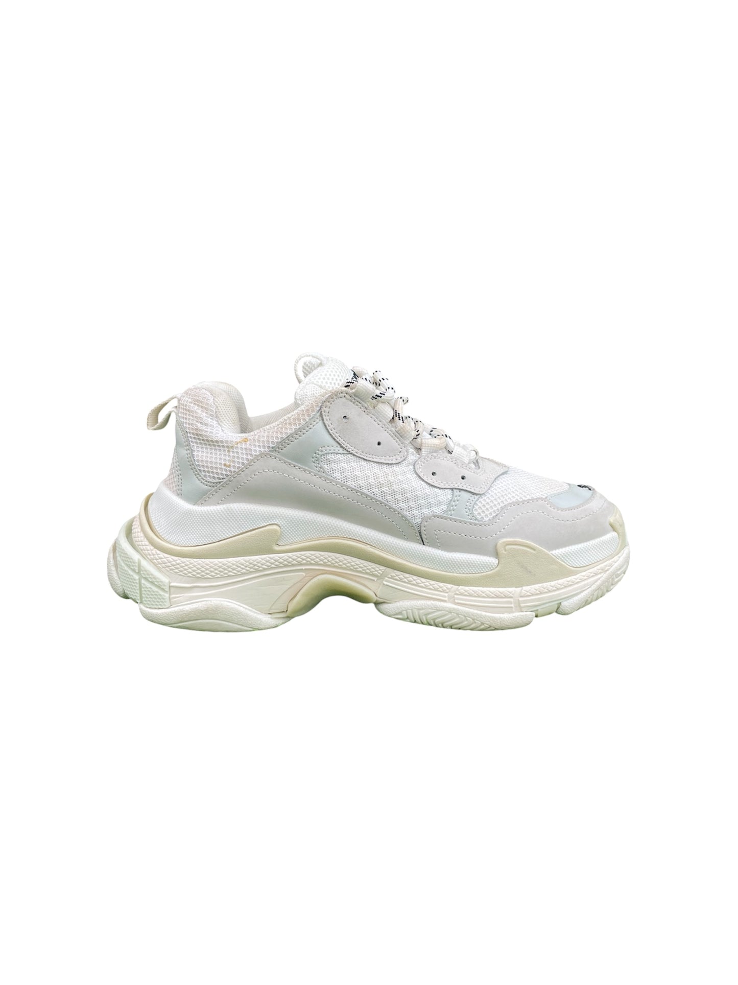 Balenciaga Triple S White Sneakers (EUR 38 | US 6)