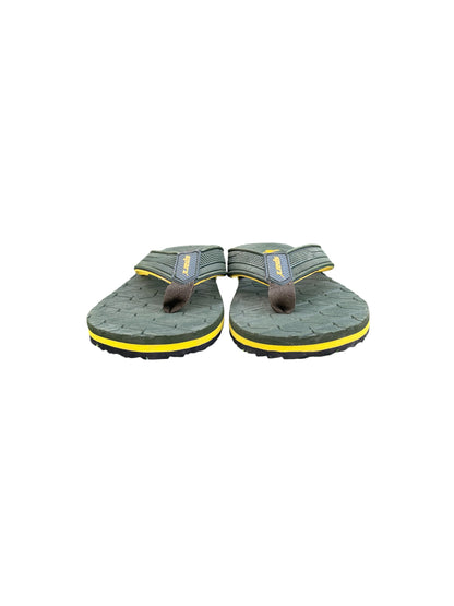 Sparx Olive Yellow Flip Flops – Lightweight Comfort Slippers (EUR 39–40 | US 7 / UK 6)