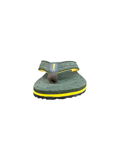 Sparx Olive Yellow Flip Flops – Lightweight Comfort Slippers (EUR 39–40 | US 7 / UK 6)