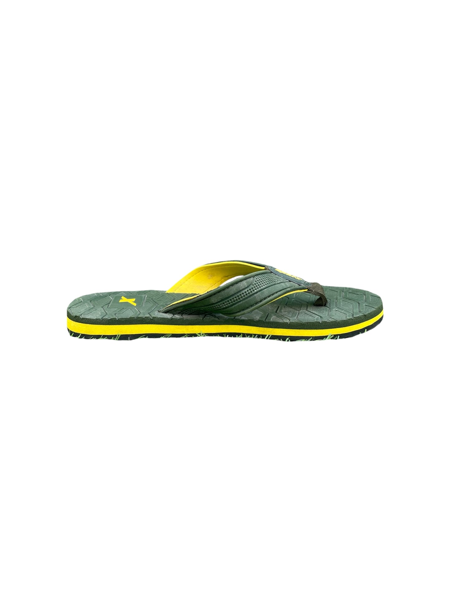 Sparx Olive Yellow Flip Flops – Lightweight Comfort Slippers (EUR 39–40 | US 7 / UK 6)