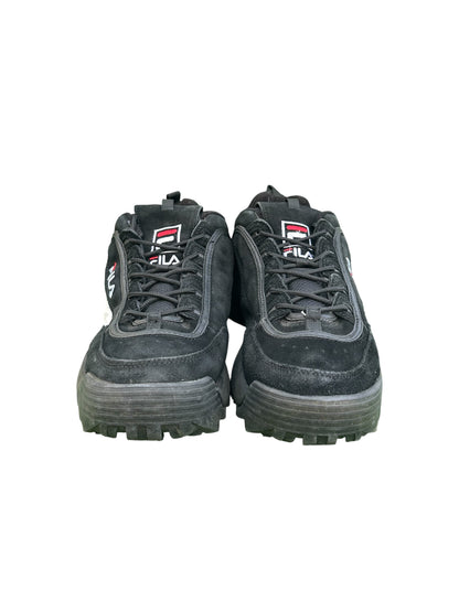 FILA Disruptor II Black Athletic Sneakers (EUR 44.5 | US 11)