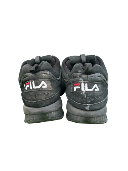 FILA Disruptor II Black Athletic Sneakers (EUR 44.5 | US 11)