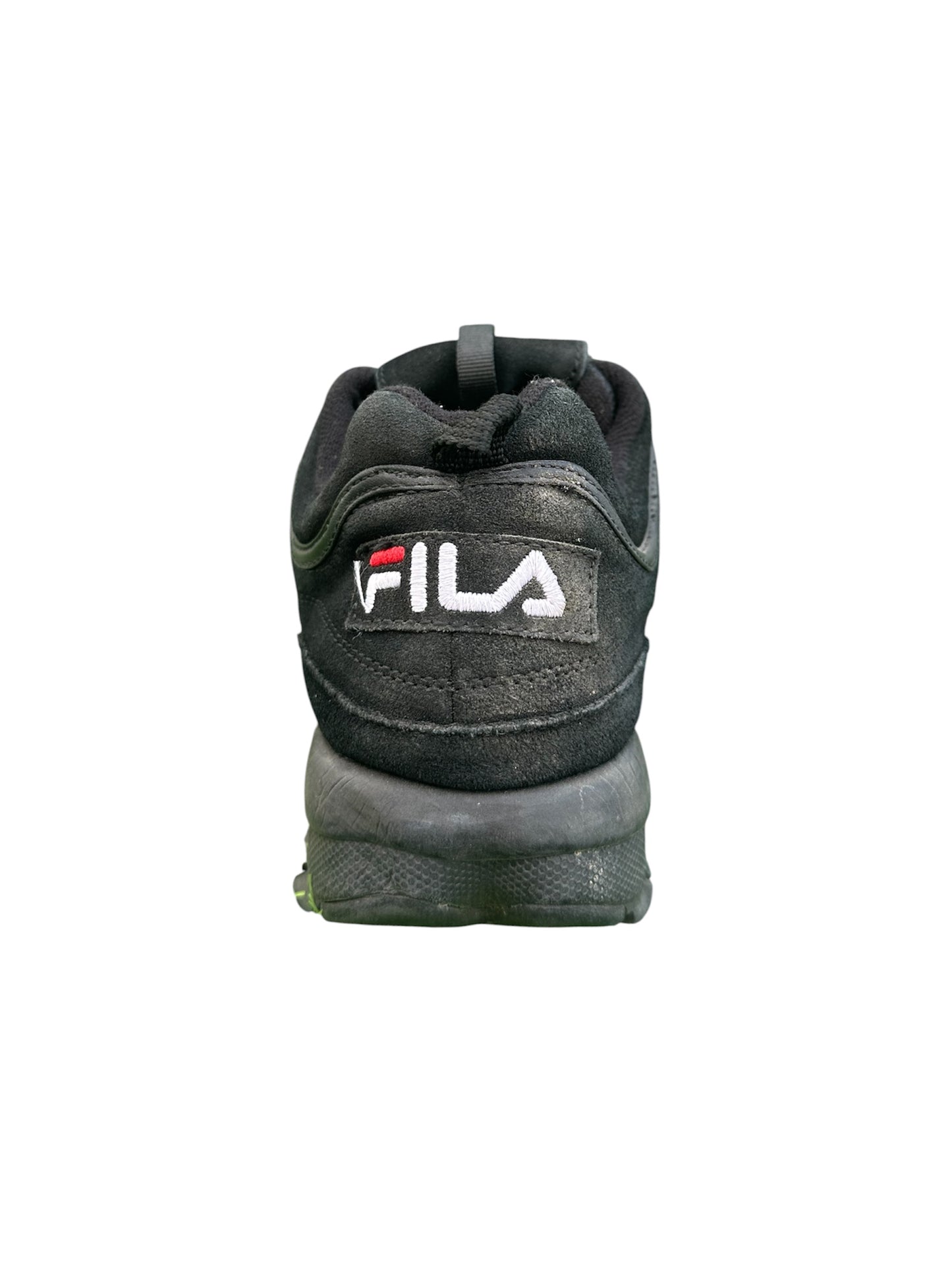 FILA Disruptor II Black Athletic Sneakers (EUR 44.5 | US 11)