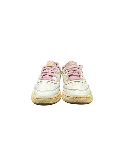 Reebok Club C 85 Tennis Sneakers White – Classic Casual Leather Shoes (EUR 40.5 | US 8