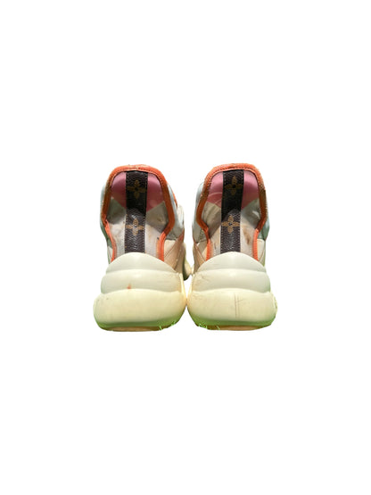 Louis Vuitton Trainers Pink Orange Grey White – Luxury Designer Sneakers (EUR 39 | US 6.5)