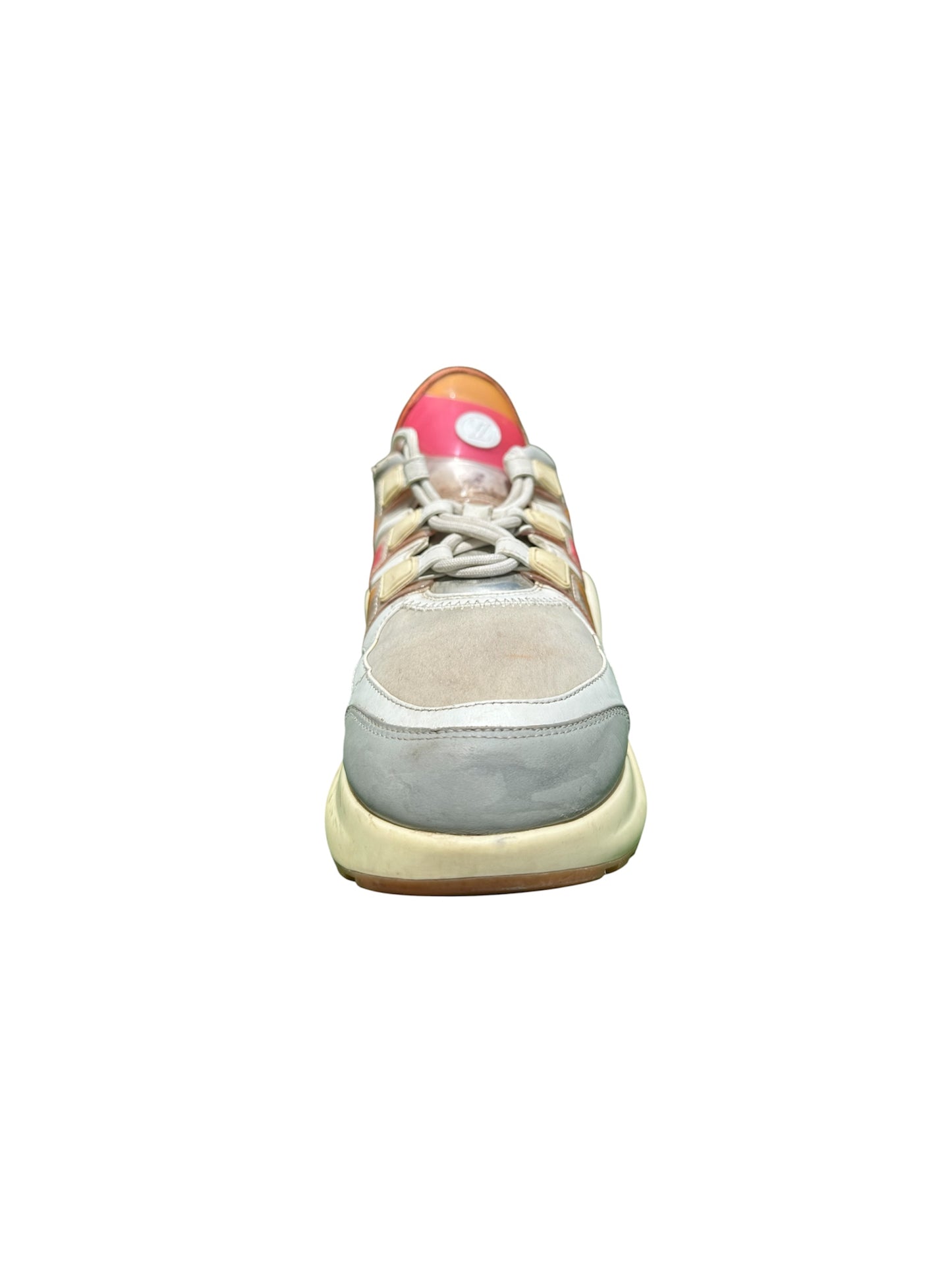 Louis Vuitton Trainers Pink Orange Grey White – Luxury Designer Sneakers (EUR 39 | US 6.5)