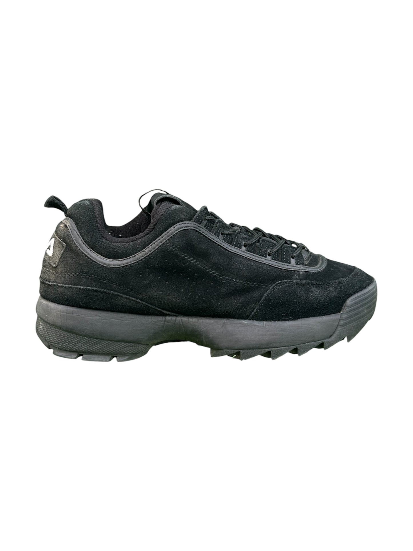 FILA Disruptor II Black Athletic Sneakers (EUR 44.5 | US 11)