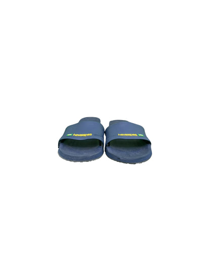 Havaianas Slides Navy Blue Slippers – US 8 / UK 7 / EU 41 (26cm)