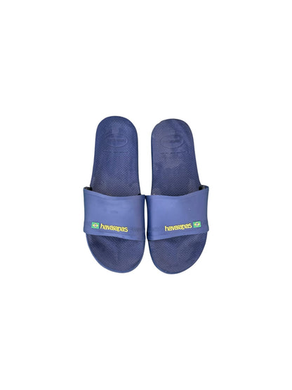 Havaianas Slides Navy Blue Slippers – US 8 / UK 7 / EU 41 (26cm)